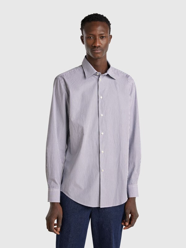 Striped shirt in cotton Men