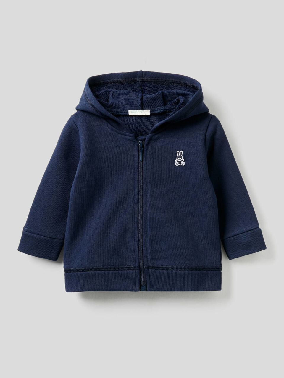 Sweatshirt with hood in organic cotton image number 1