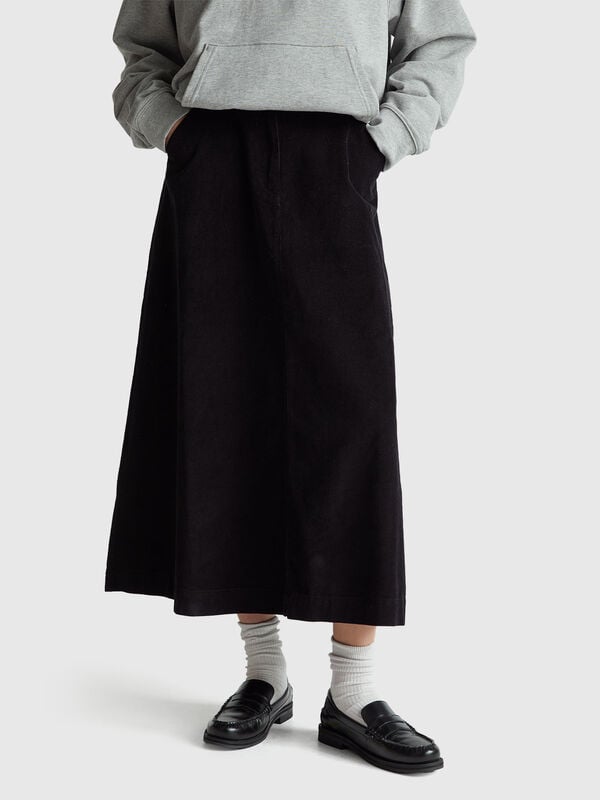 Corduroy mini skirt Women