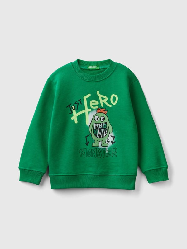 Crew neck sweatshirt with print Junior Boy