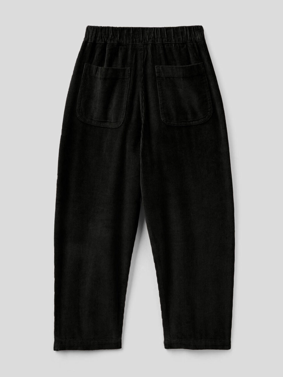 Slouchy trousers in ribbed velvet image number 2