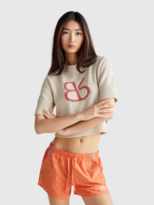 Short sleeve sweater Women