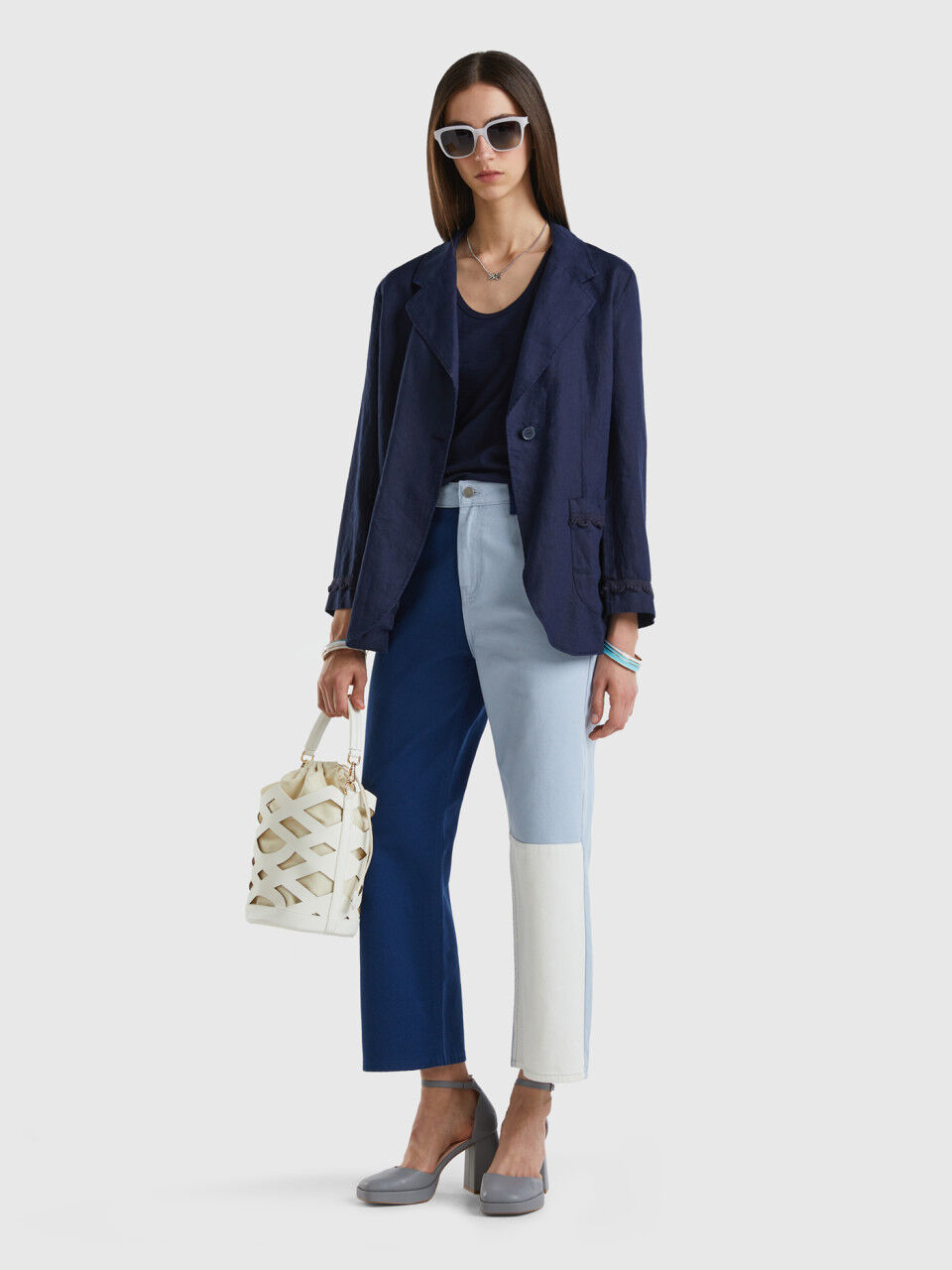 Unlined pure linen blazer