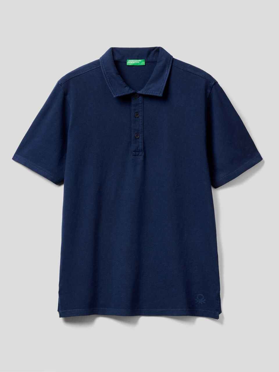 Yarn dyed polo in pure cotton image number 1