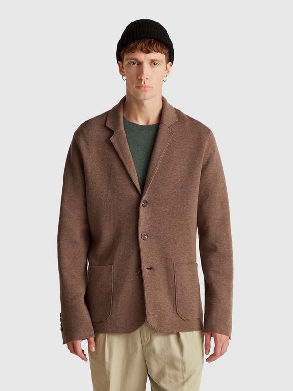 Knit blazer Knit blazer Men