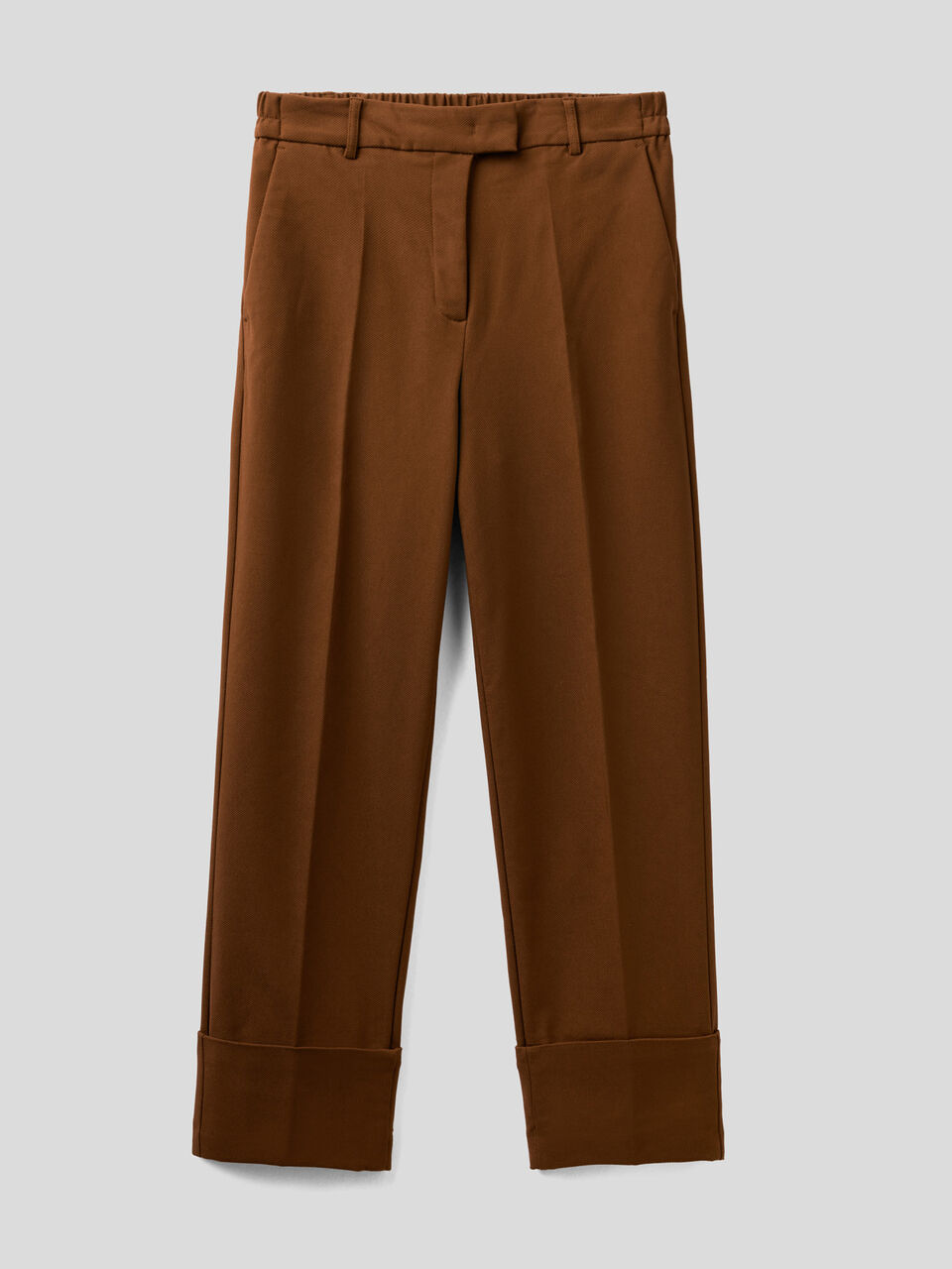 Trousers with maxi cuffs image number 1