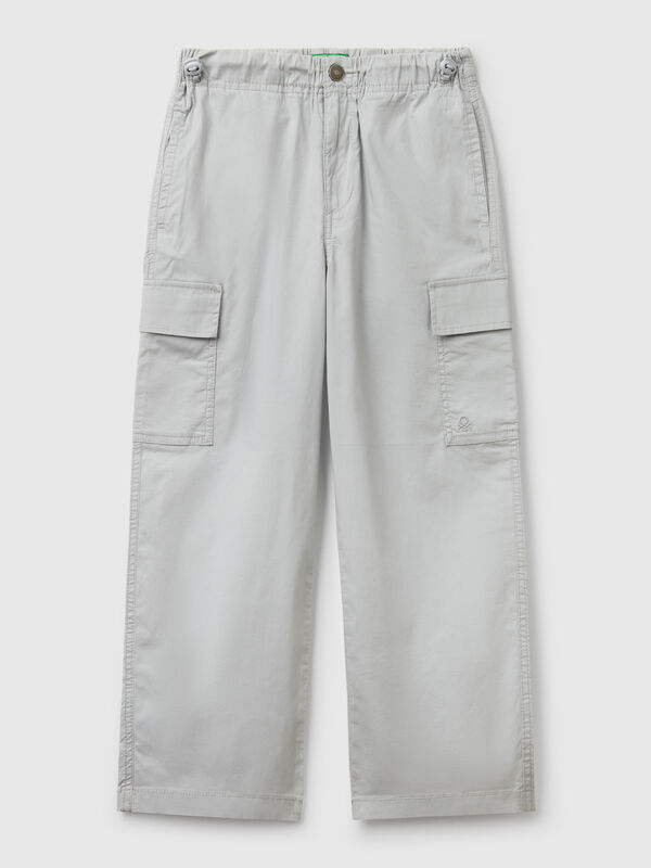Parachute trousers in stretch cotton Junior Boy
