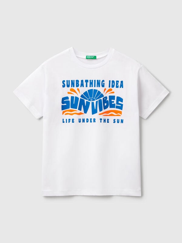 T-shirt with neon print Junior Boy