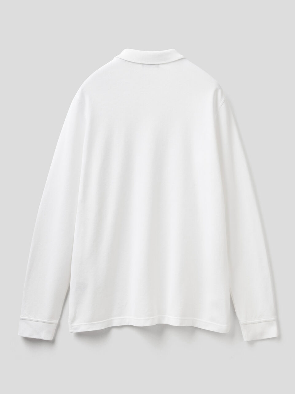 Long sleeve 100% cotton polo image number 2