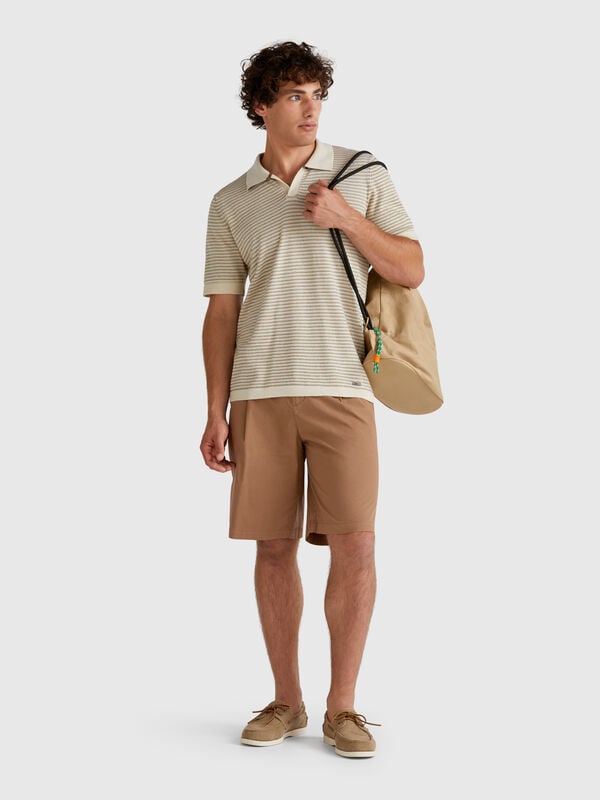 Wide bermudas Men
