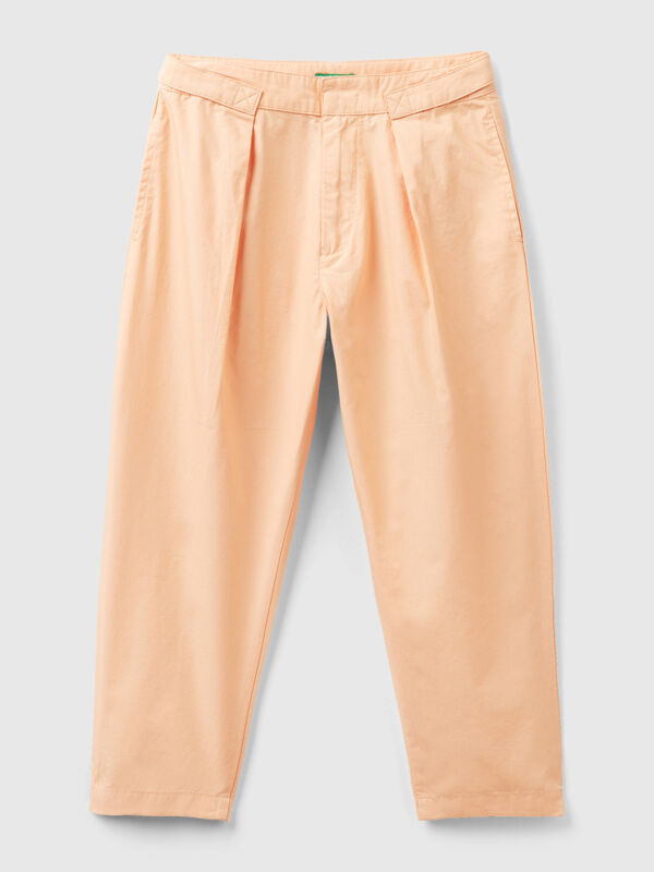 Trousers in pure linen Junior Girl