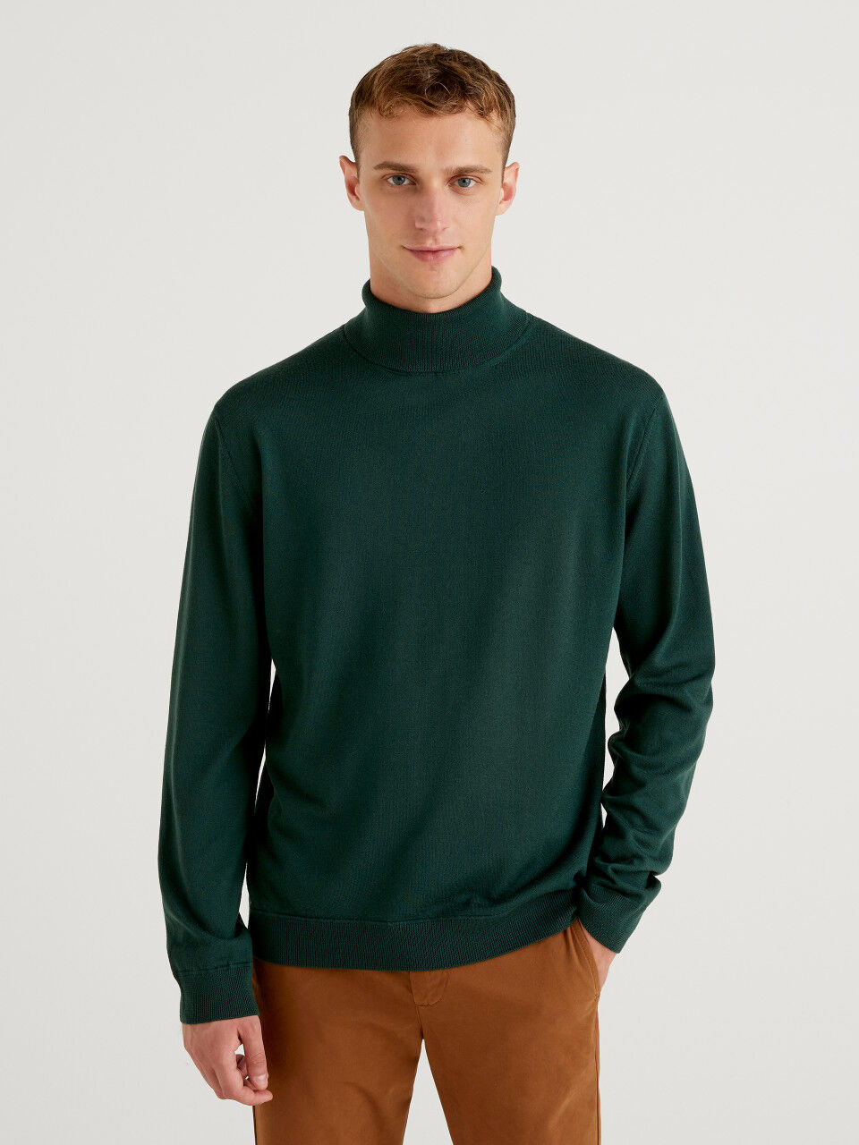 Men's High Neck Sweaters New Collection 2022 | Benetton
