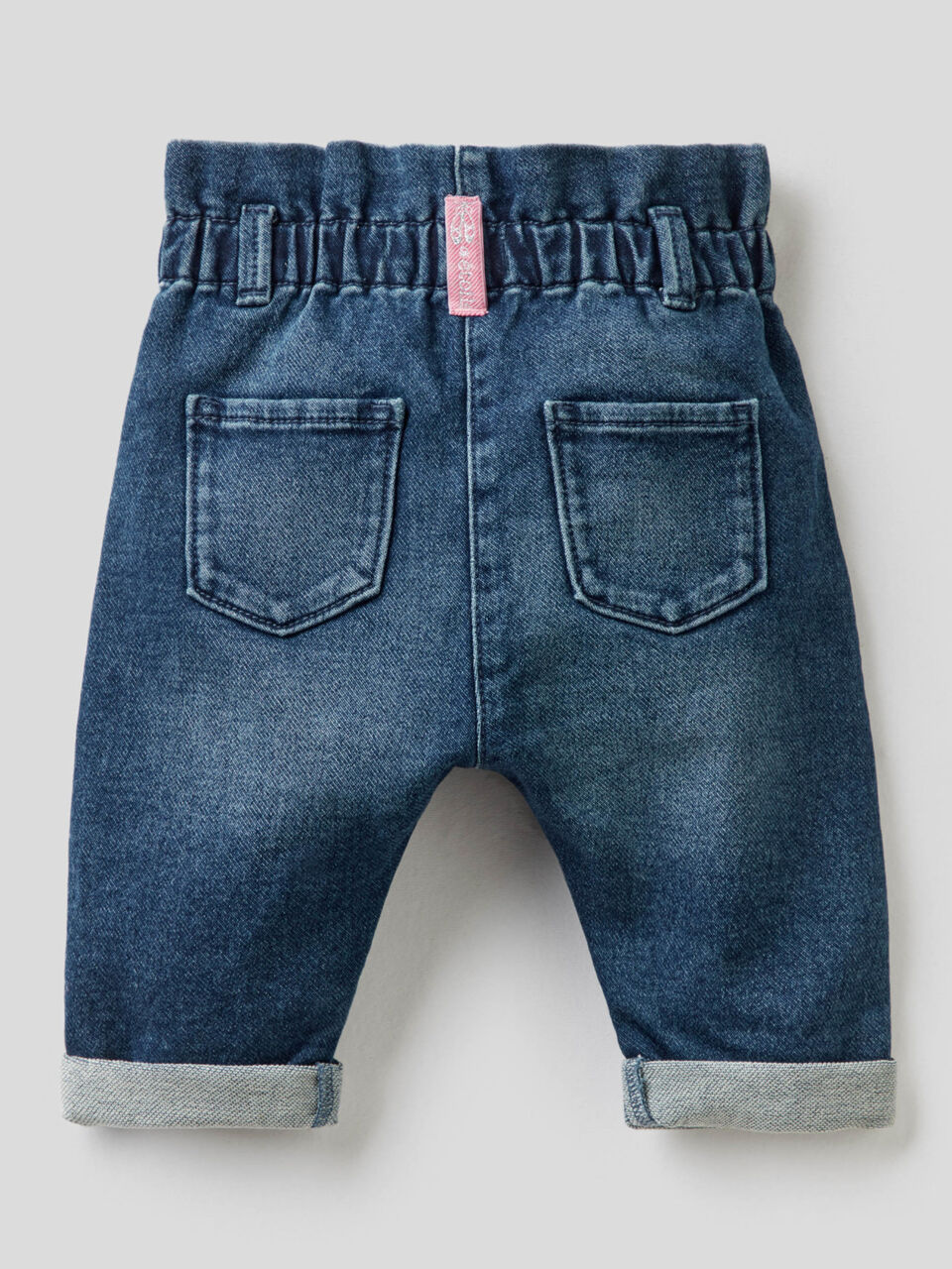 Paperbag jeans with lurex band image number 2