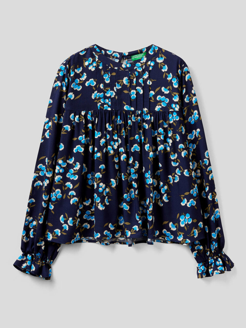 Patterned blouse in sustainable viscose image number 1
