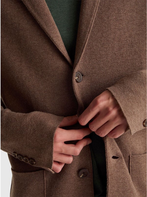 Knit blazer Men