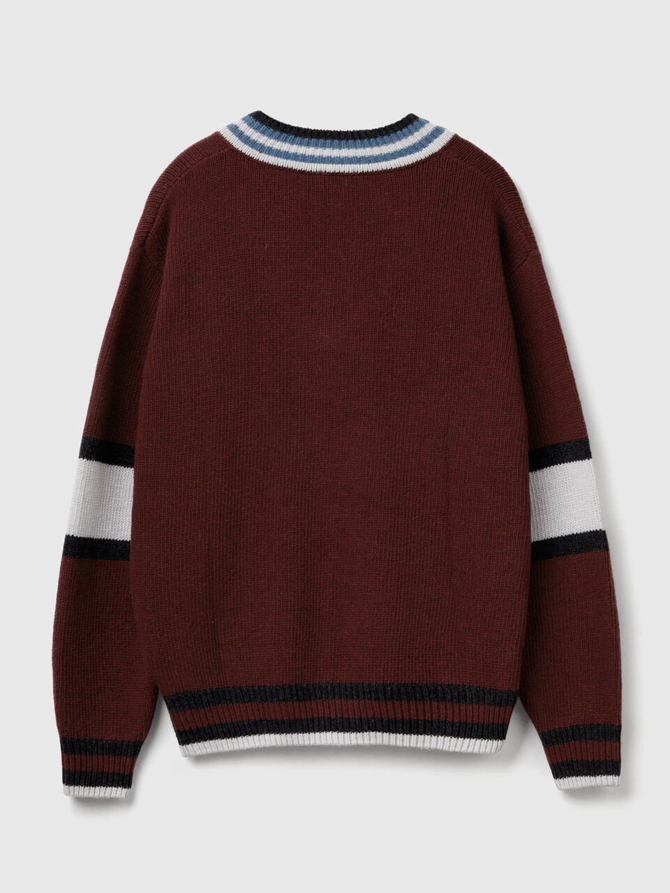 V NECK SWEATER L/S Men image number 2