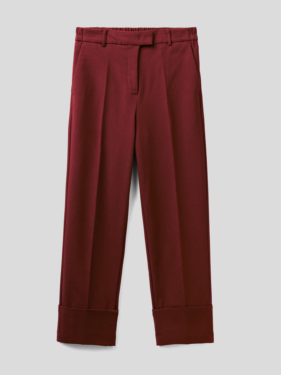 Trousers with maxi cuffs image number 1