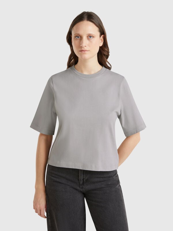 100% cotton boxy fit t-shirt Women