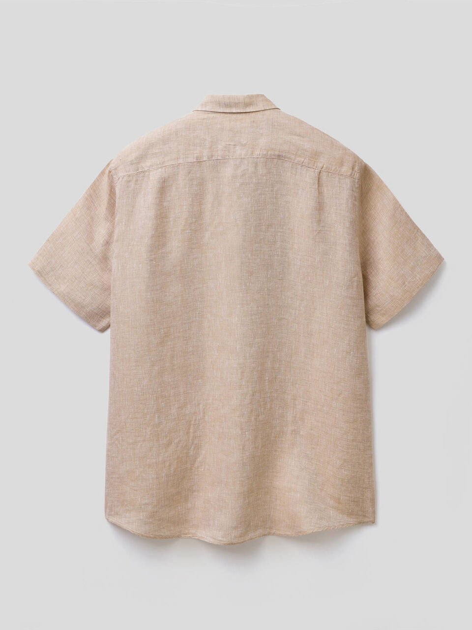 100% linen short sleeve shirt image number 2