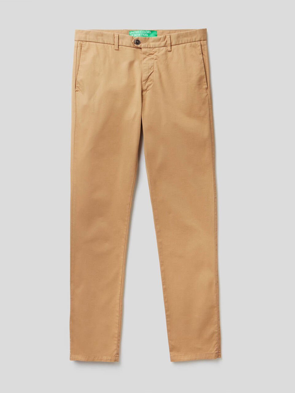 Slim fit cotton chinos image number 1