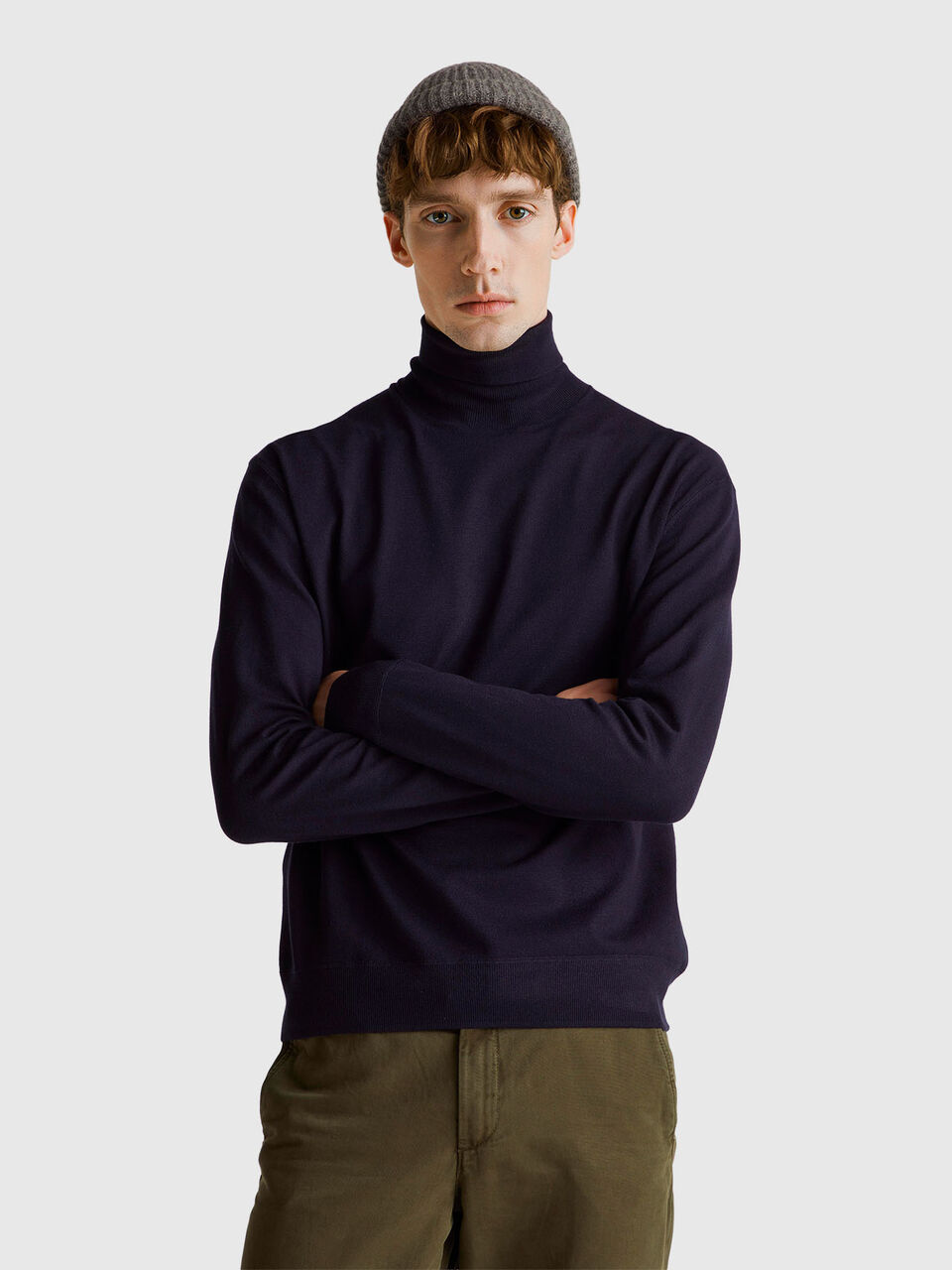 TURTLE NECK SWEATER Men image number null