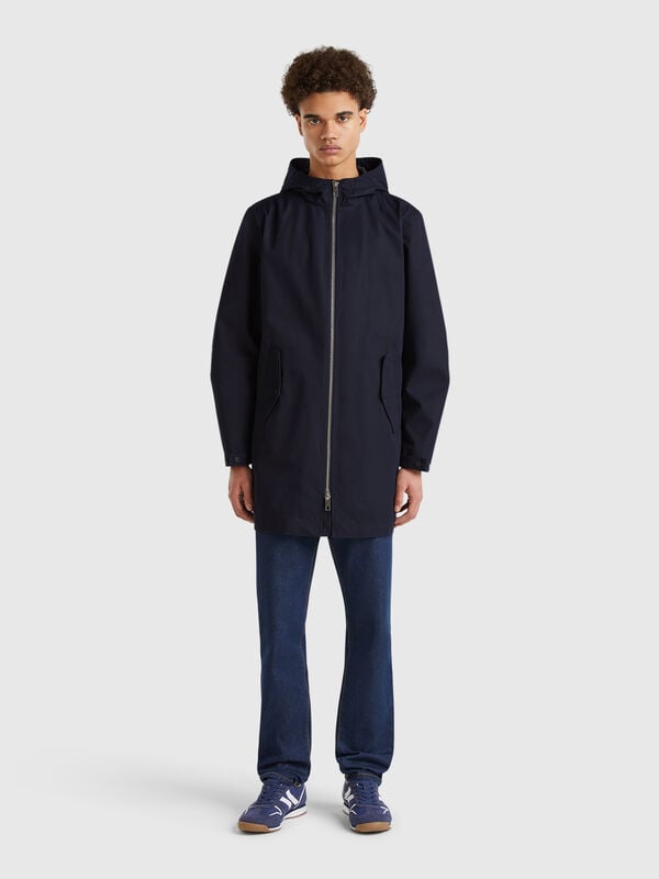 Cotton blend parka Men