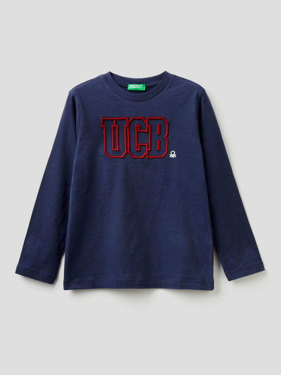 Long sleeve 100% organic cotton t-shirt image number 1
