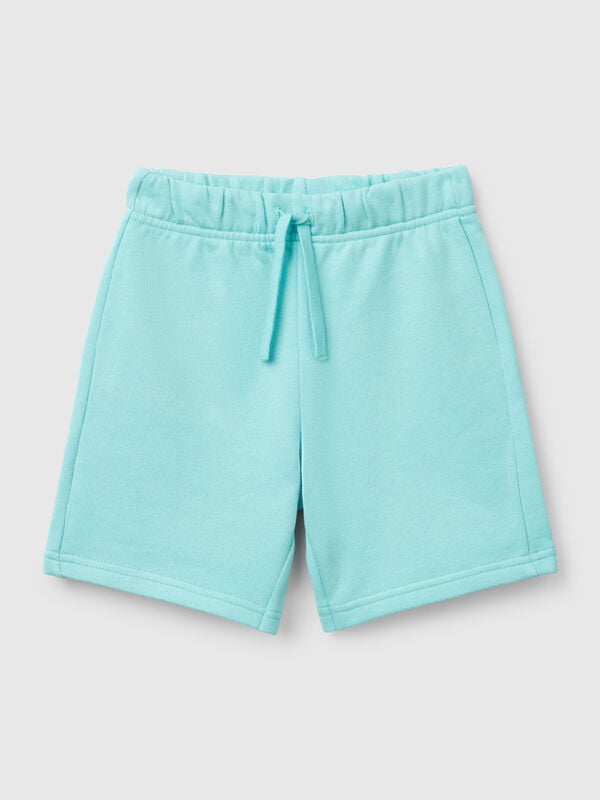 Bermuda shorts in cotton fleece Junior Boy