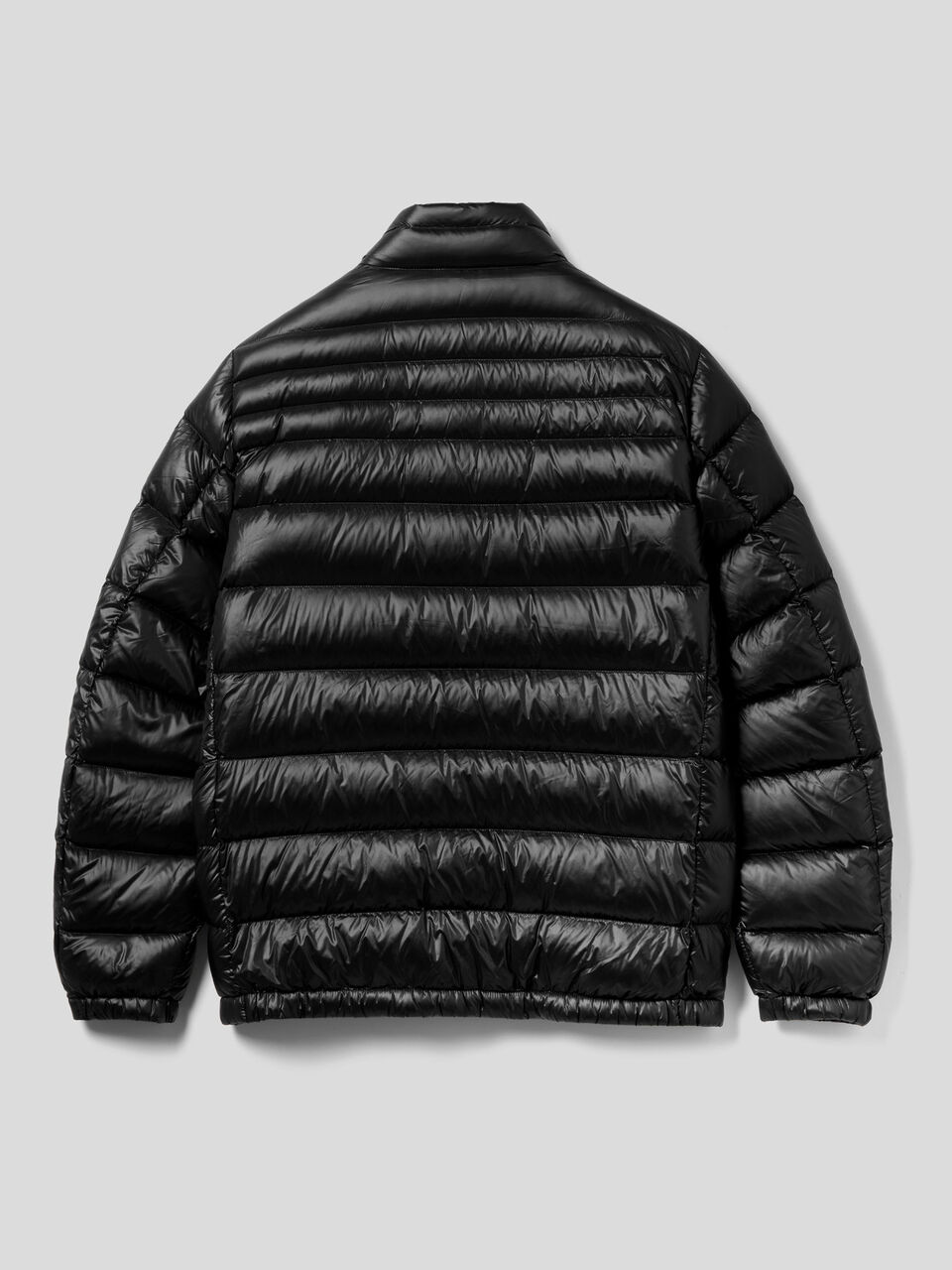 Midweight padded jacket in shiny fabric image number 2