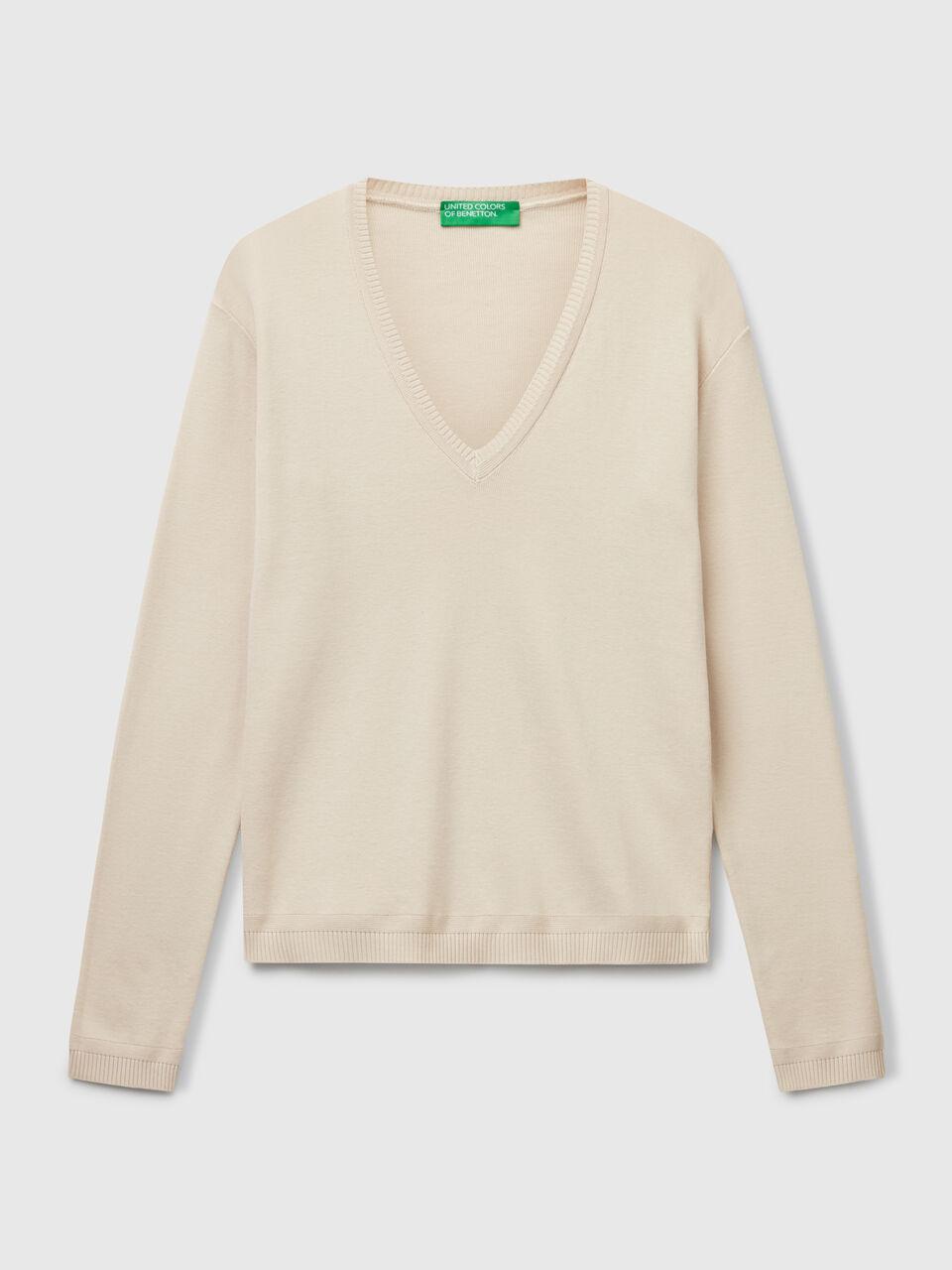 V NECK SWEATER L/S Women image number 1