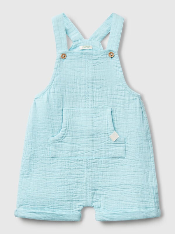 Dungarees in lightweight denim New Born (0-18 months)