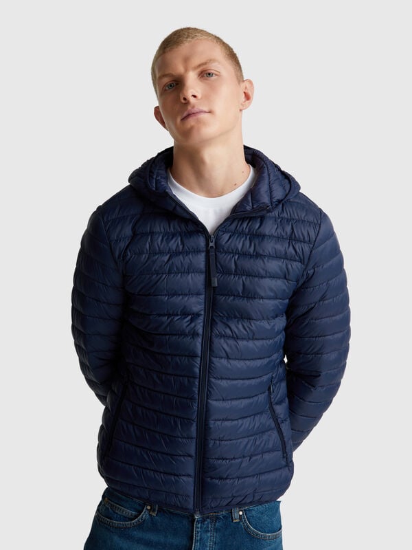 Regular fit puffer jacket with padding Men