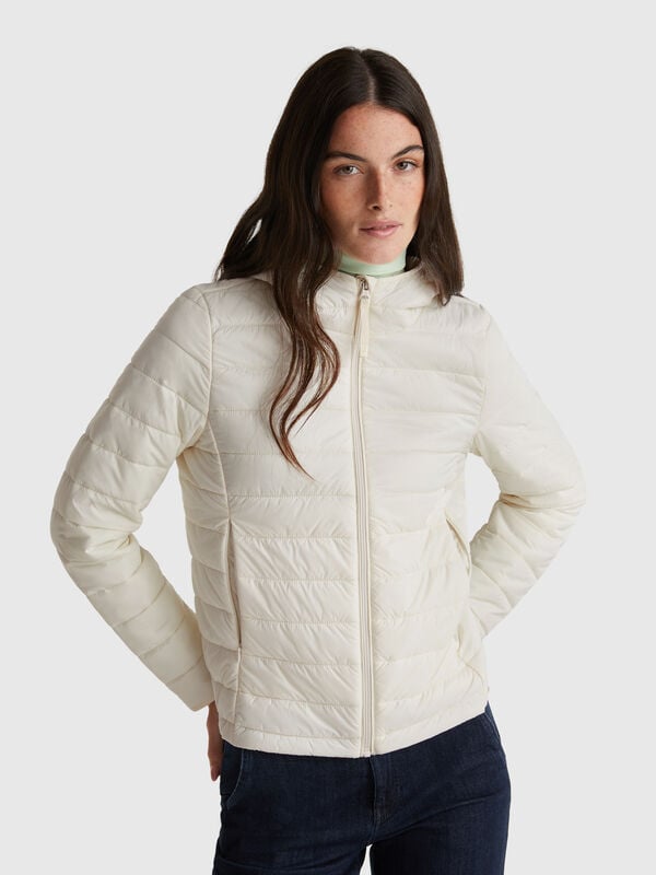 Sleeveless slim fit jacket with padding Women