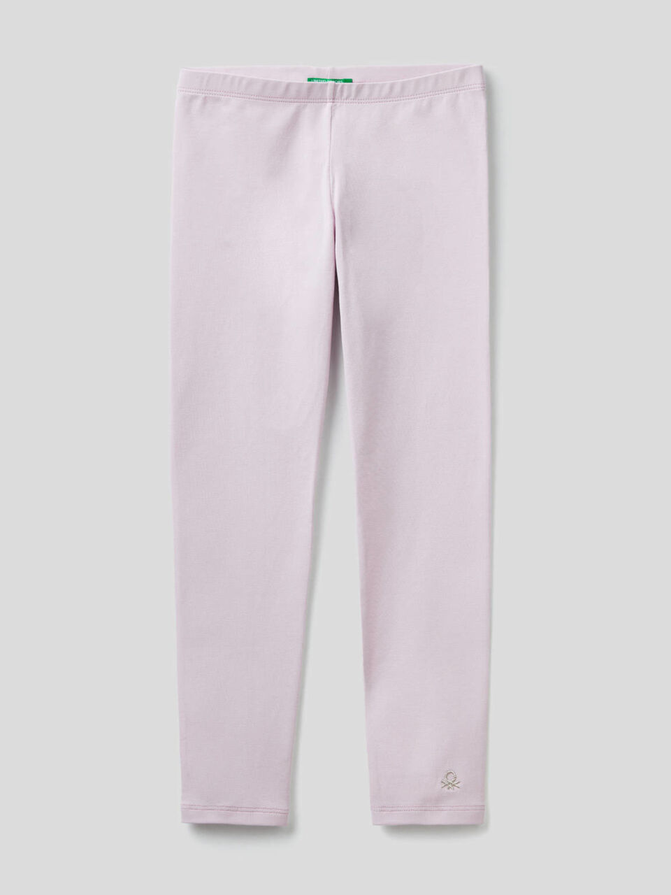 Leggings with lurex logo image number 1
