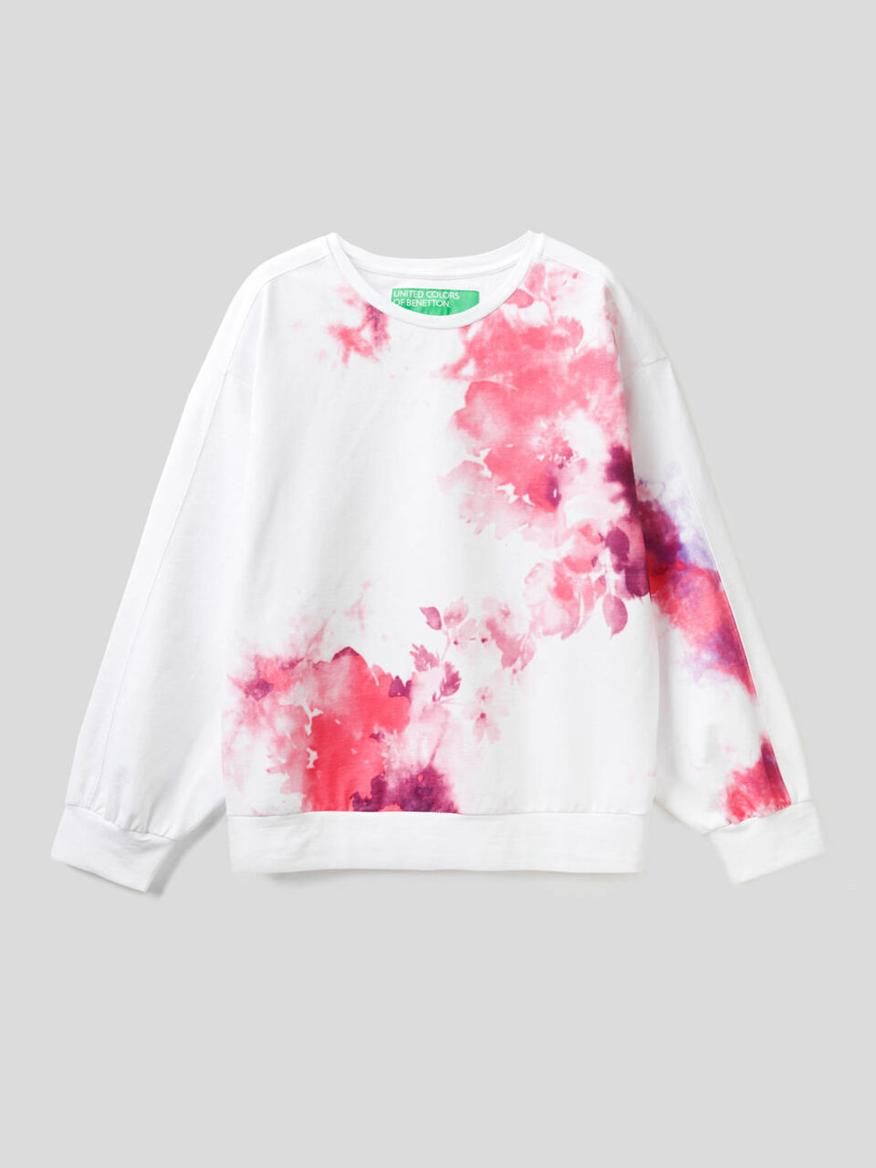 Tie-dye look sweatshirt image number 1