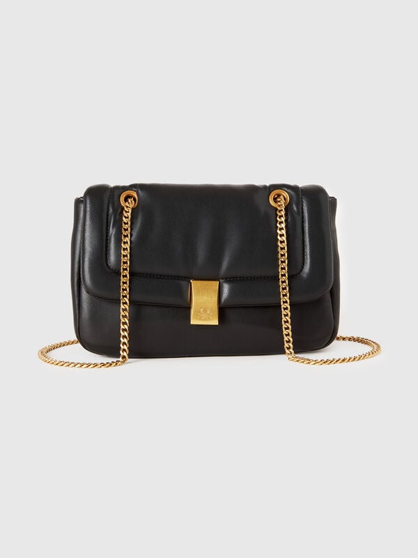 Imitation leather fabric bag Women