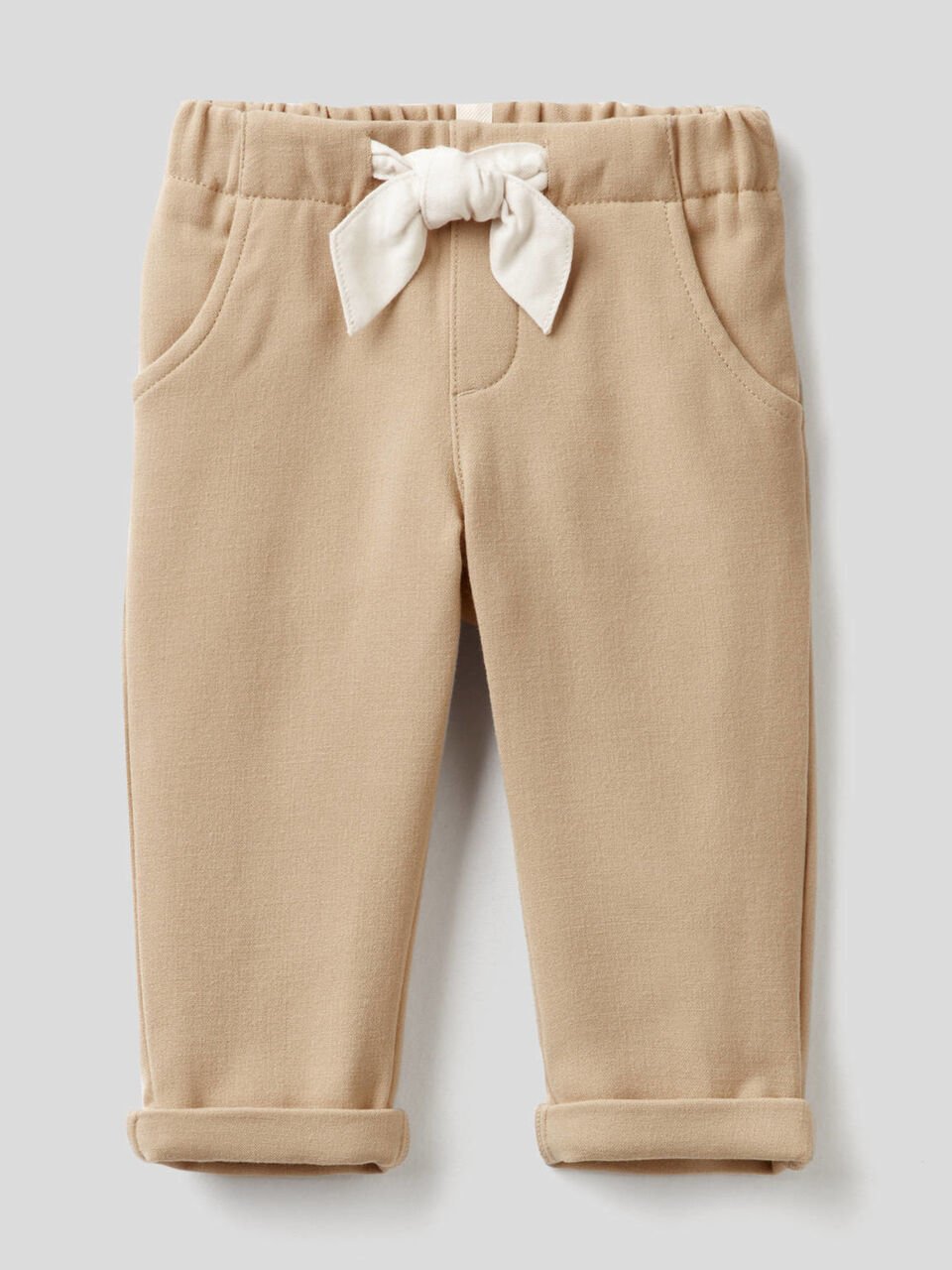 Trousers with clashing drawstring image number 1