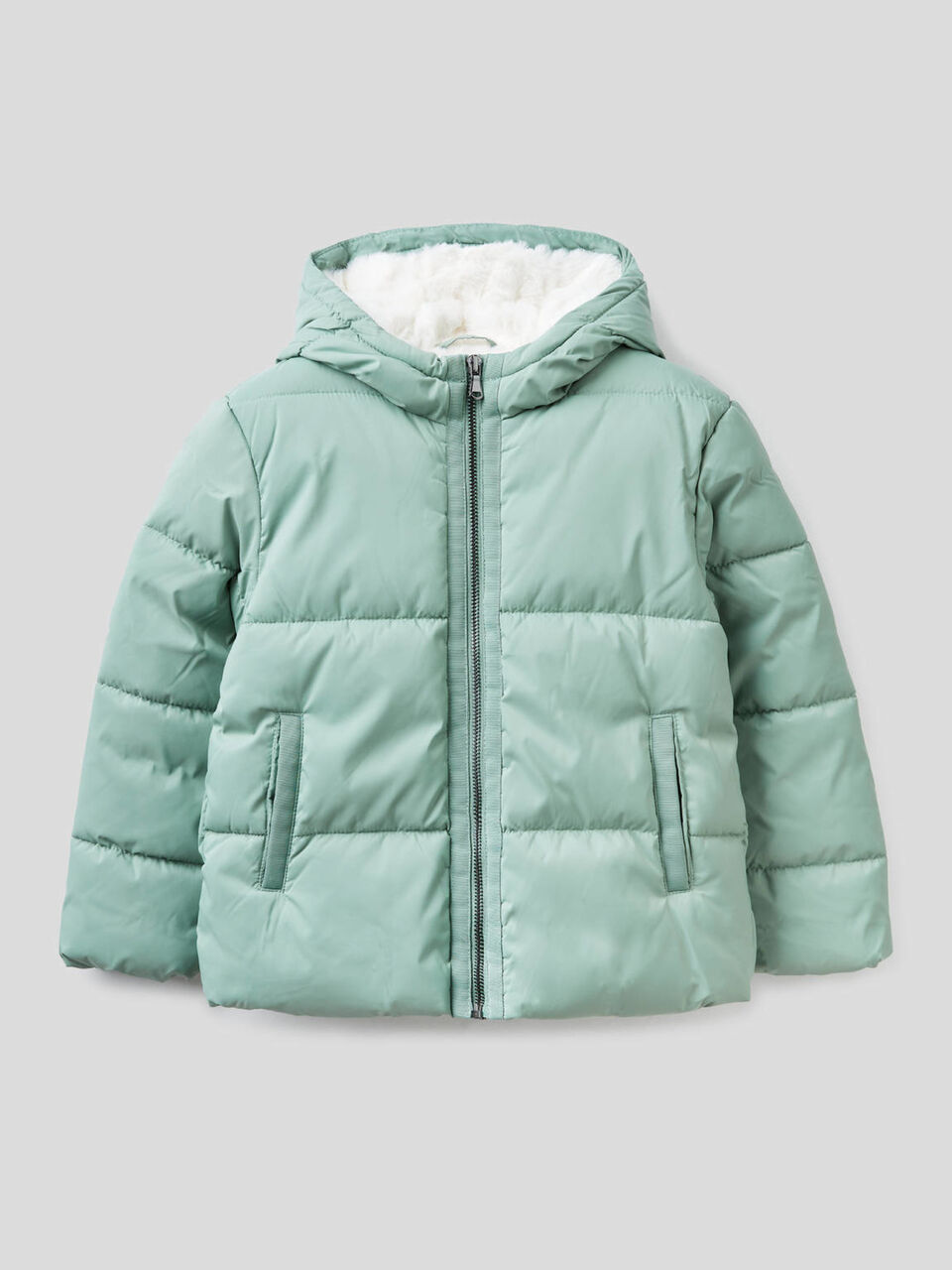 Padded jacket with hood image number 1