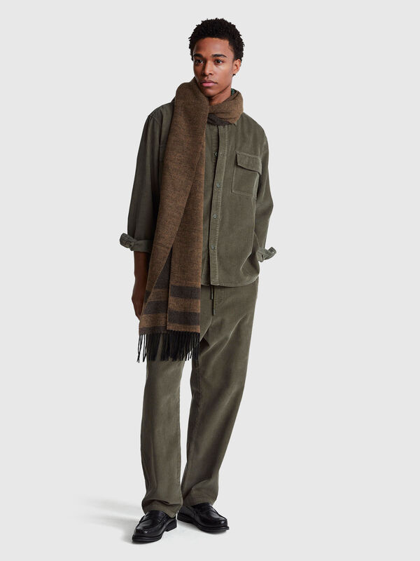 Velvet jogging trousers Men