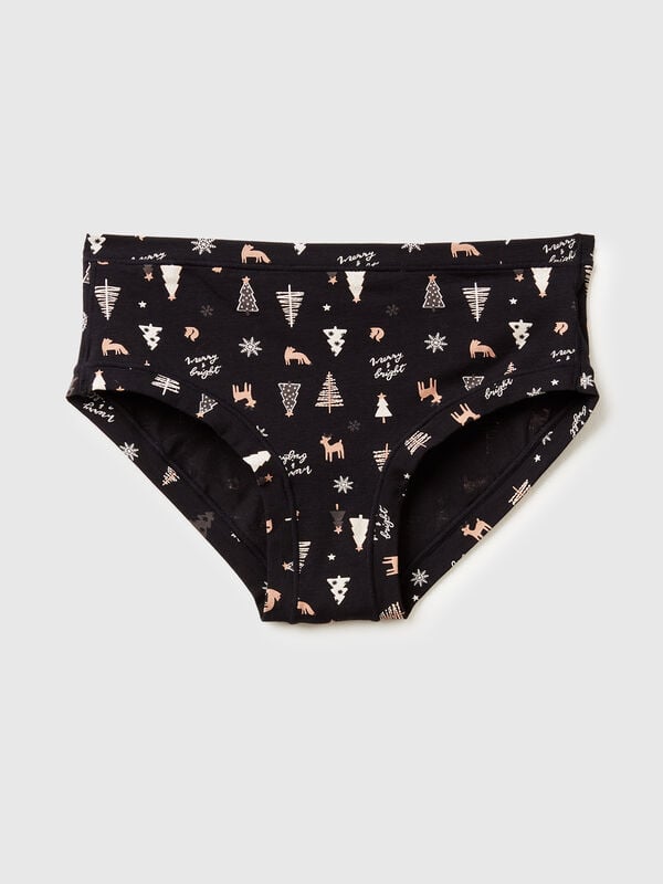 Underwear with Christmas print Women