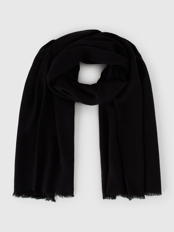 Lightweight viscose blend scarf Women