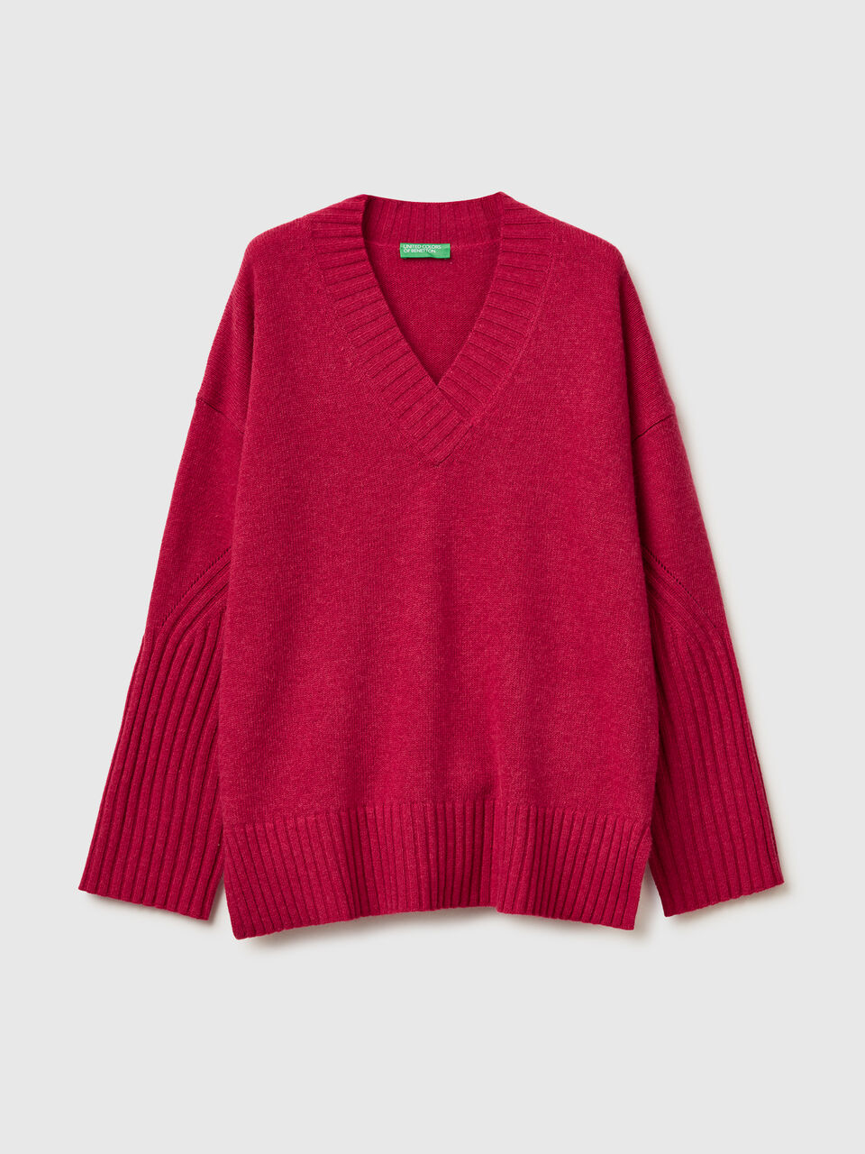 V NECK SWEATER L/S Women image number 1