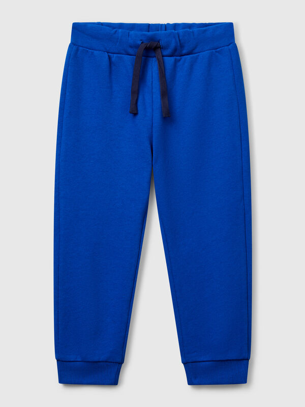 Cotton trousers with logo Junior Boy