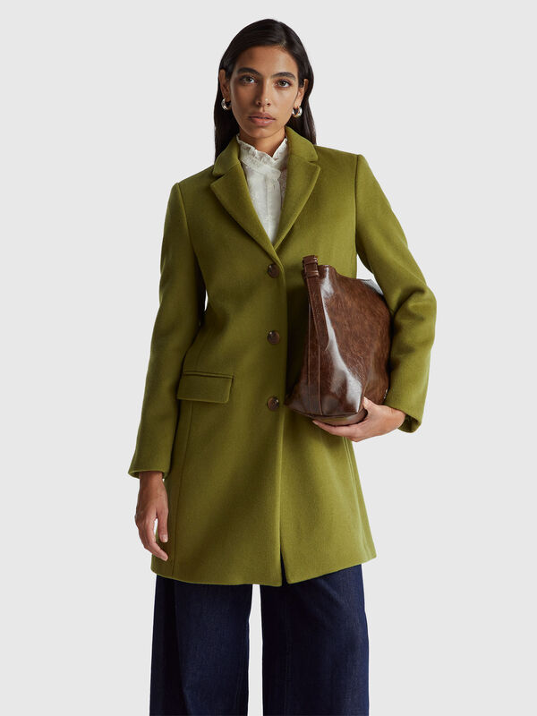 Wool blend coat Women