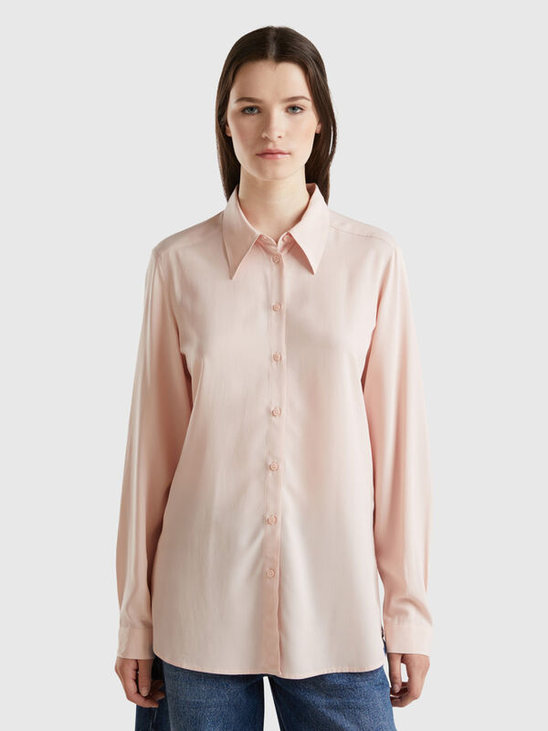 Regular fit shirt in sustainable viscose Women