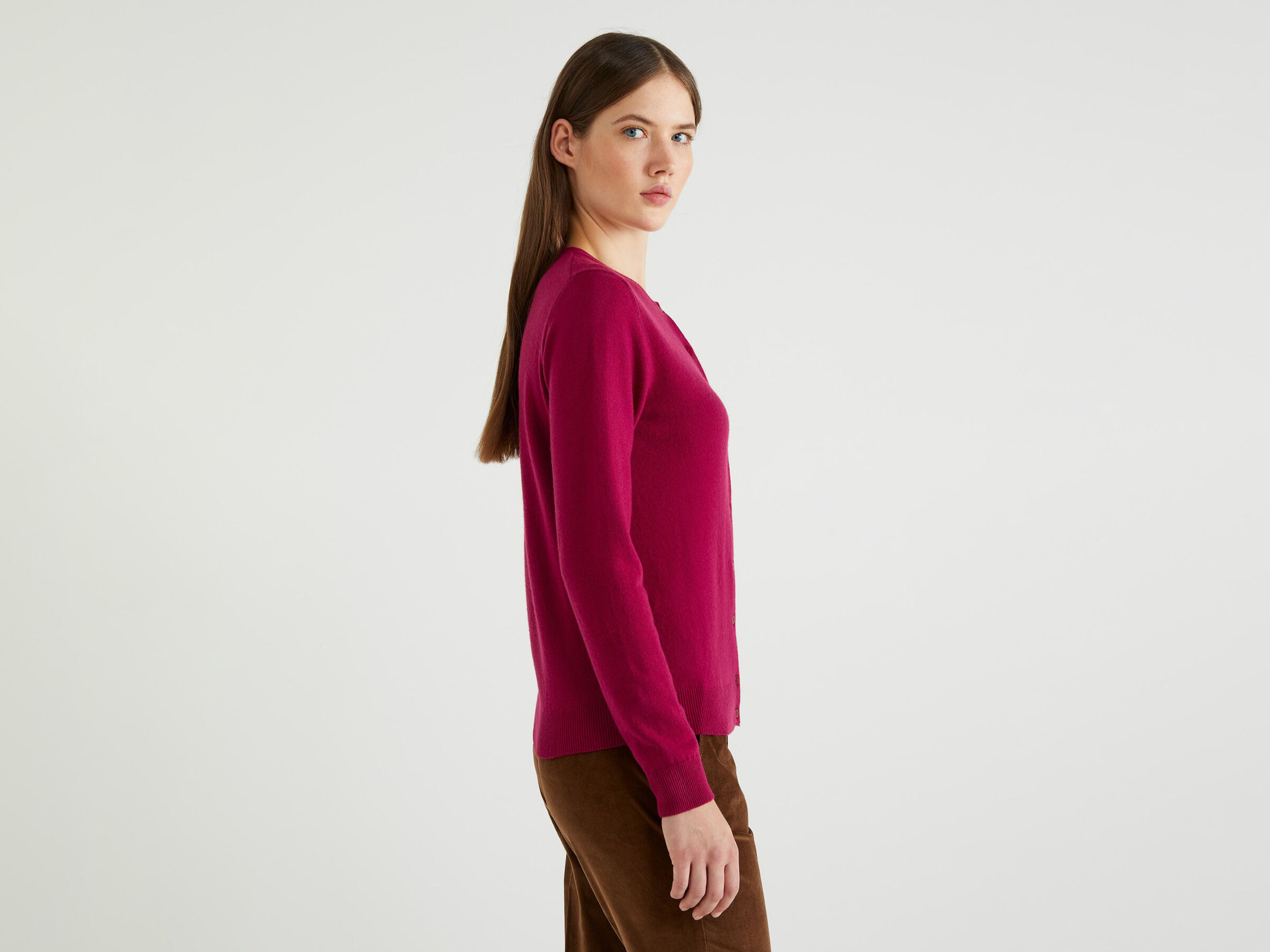 benetton merino wool cardigan