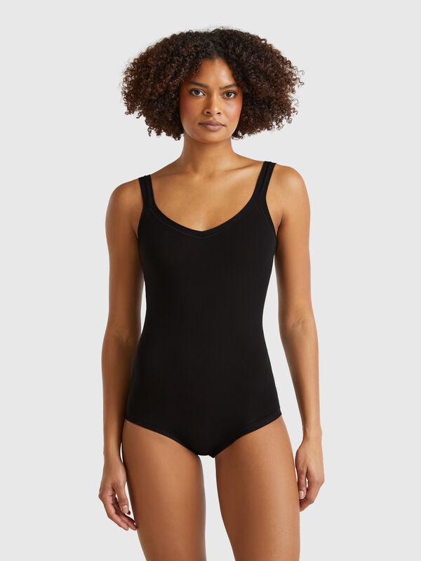 Super stretch cotton bodysuit Women