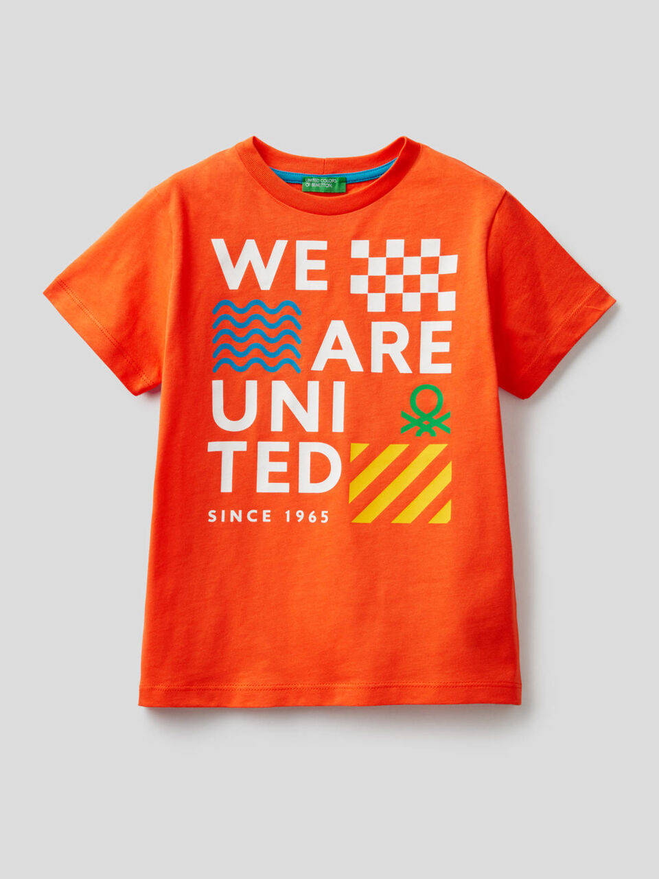 Cotton t-shirt with slogan image number null