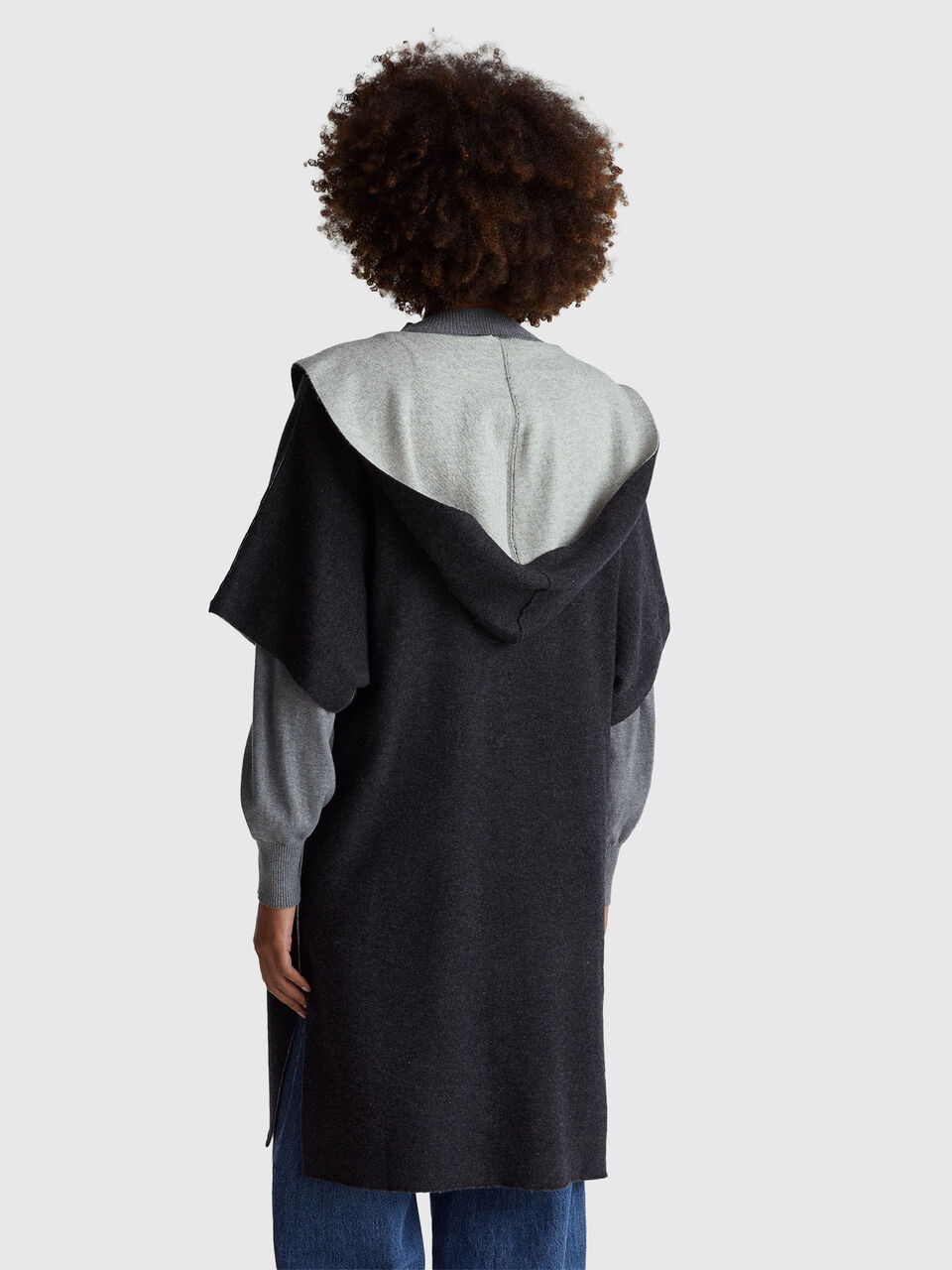 KNITTED COAT Women image number null