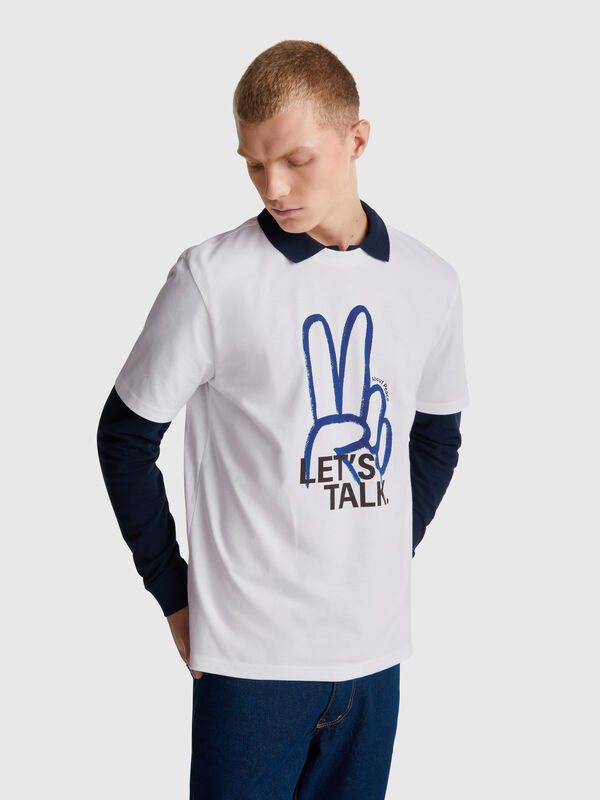Relaxed fit t-shirt with print Men